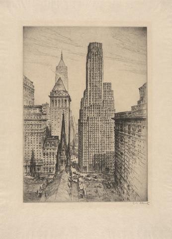 Head of Wall Street in 1930