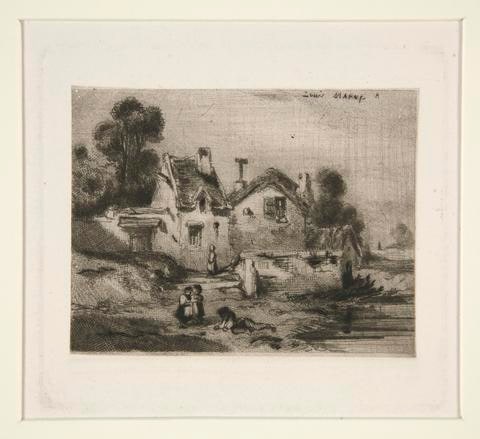 Untitled (View of Two Houses)