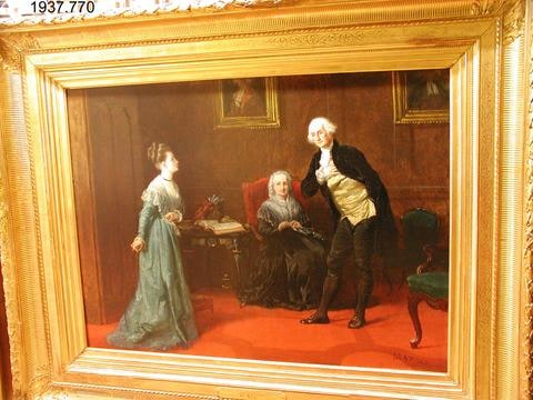 George Washington and Miss Custis