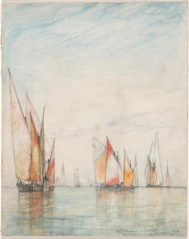 Fishing Boats on the Lagoon, Venice