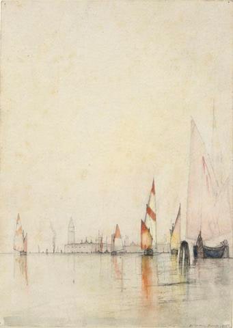 Boats on the Lagoon, Venice