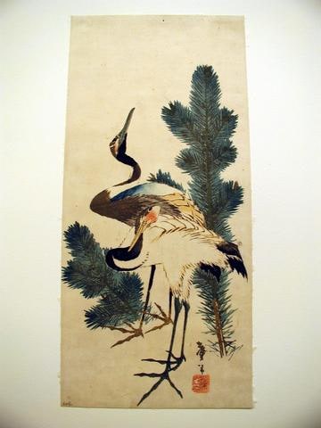 Storks and Pine