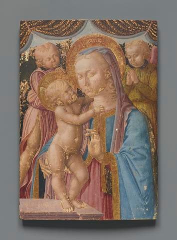 Virgin and Child with Two Angels