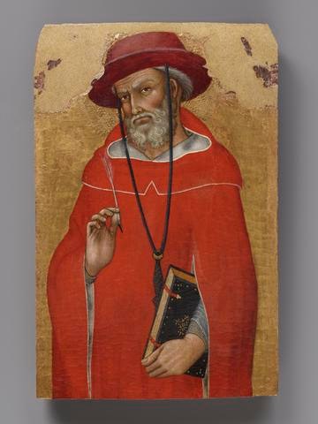 Saint Jerome, One of Two Panels from a Dismembered Altarpiece