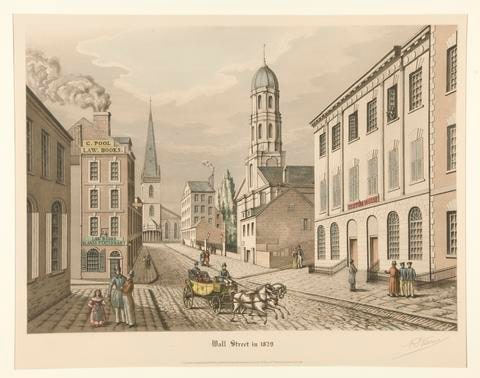Wall Street in 1829