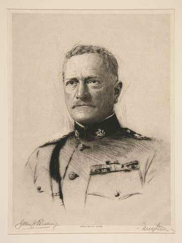 John J. Pershing (Gen.) - (signed in pencil)