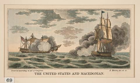 The United States and Macedonian, one in a series of eight