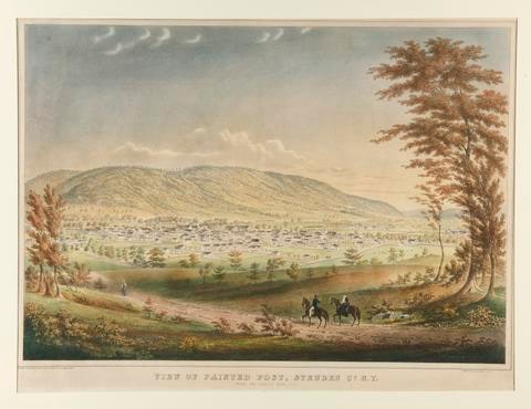View of Painted Post, Steuben Co. NY From the North Side