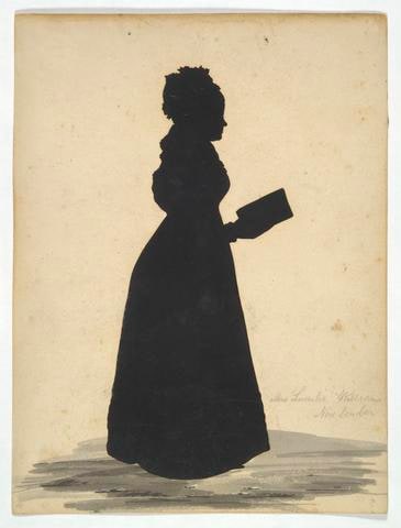 Silhouette of Mrs. Thomas Wheeler Williams, Lucretia Woodbridge Perkins, 1796/7-1829