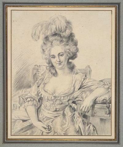 Portrait of A Lady, preparatory study for a painting