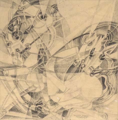 Racing Horses (Rasende Pferde)