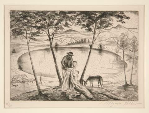 Family Group in Landscape
