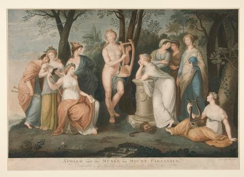 Apollo and the Muses on Mount Parnassus
