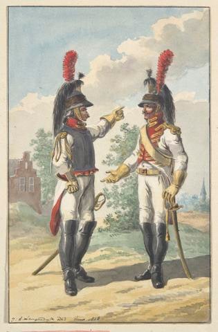 Two Cuirassiers of the Dutch Royal Horse Guard