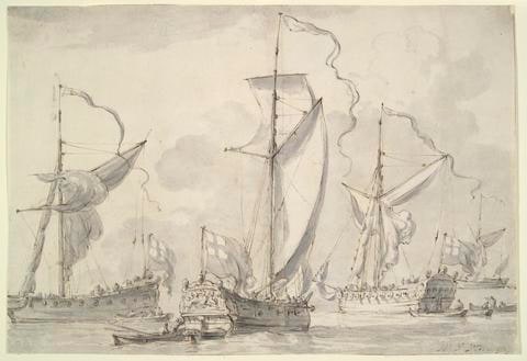 Three British Men-of-War