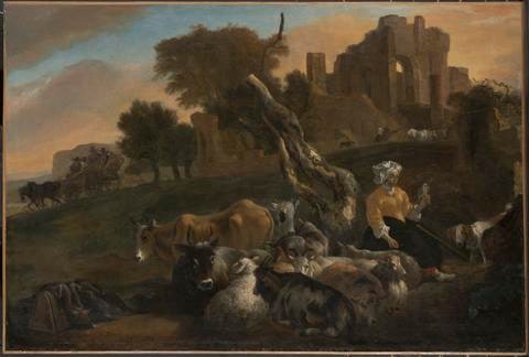 Landscape with Shepherdess