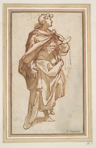 Standing young man