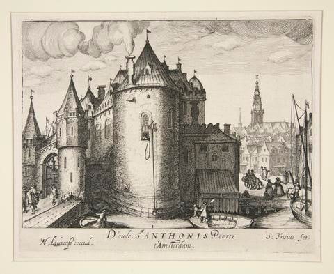 D'oude St. Anthonis Poorte, t' Amsterdam (The Old Saint Anthony's Gate, Amsterdam)