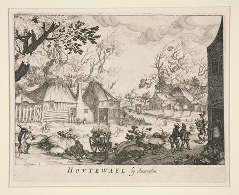 View of Houtewael near Amsterdam