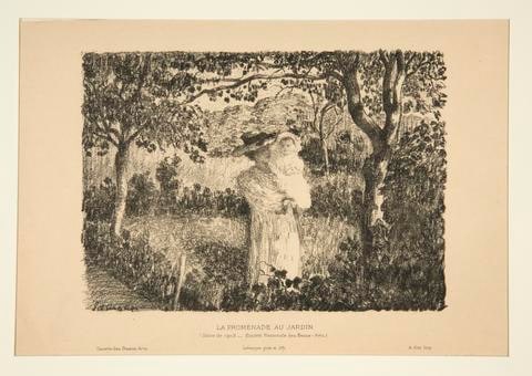 Le promenade au jardin