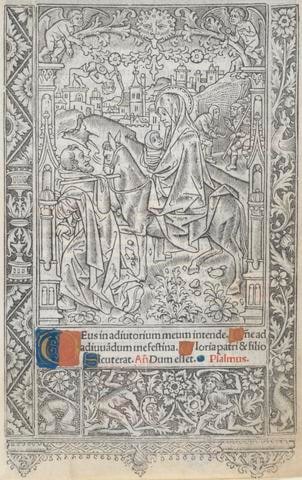 The Flight into Egypt, from "The Book of Hours"