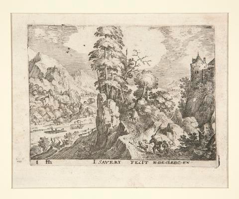 Der Packtrager mit einem Knaben und einem Hund (The hauler with a boy and a dog)