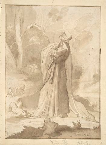 St. Nicholas of Bari (recto); calligraphic inscription (verso)