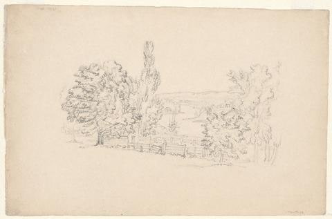 View of a Lake (verso of 1976.15.1.a)