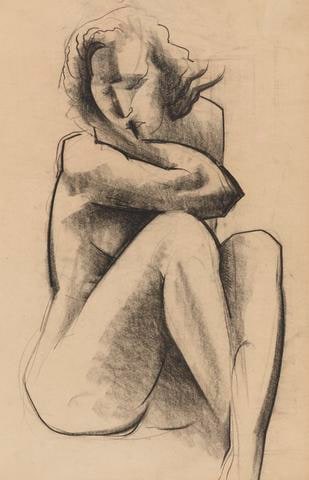 Untitled [Nude figure study]