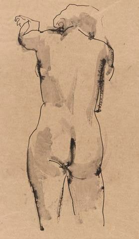 Untitled [Nude figure study]