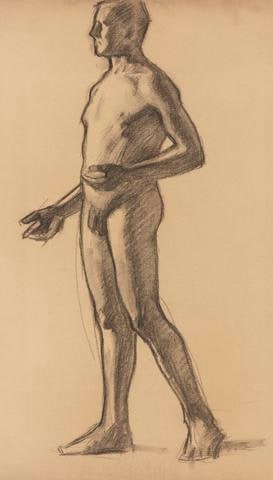 Untitled [Nude figure study]