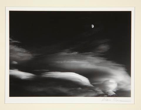 Moon and Clouds, Banff, Alberta