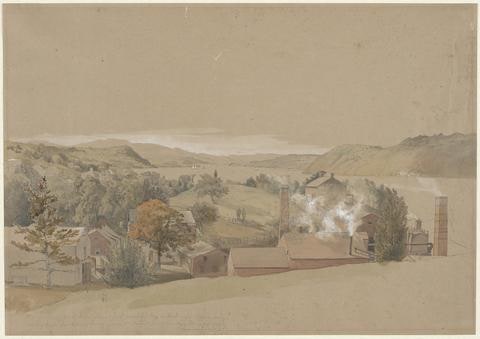 Study for "Poughkeepsie Iron Works (Bech's Furnace)"