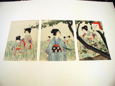 Women Picking Irises