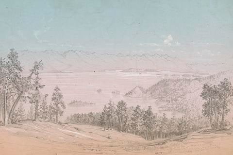 Flathead Lake, Looking toward the South