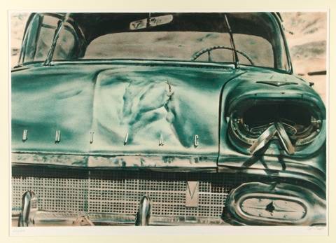 Desert Wreck, one of 10 prints in a portfolio