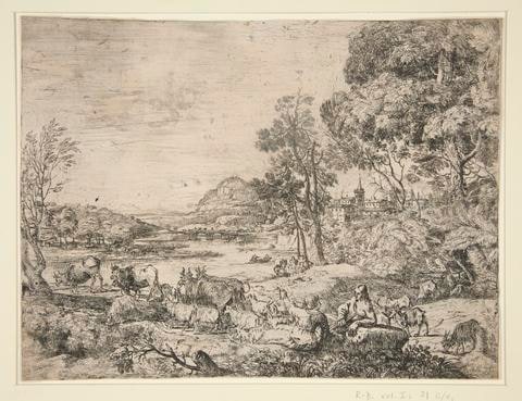 Shepherd and Shepherdess Conversing
