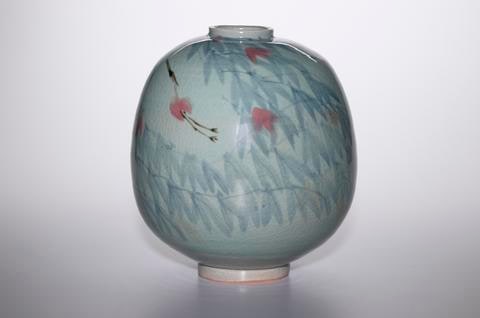 Vase with Birds and Willow