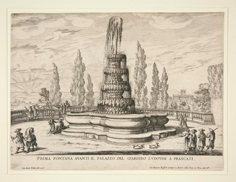 Fountain in the Gardens of the Ludovisi Palace at Frascati