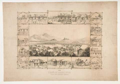 View of Honolulu, From the Catholic Church (No. 5)