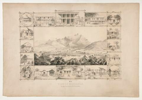 View of Honolulu, From the Catholic Church (No. 6)
