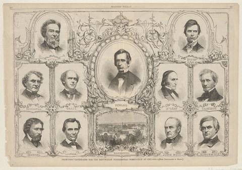 Prominent Candidates for the Republican Nomination at Chicago [From Photographs by Brady]