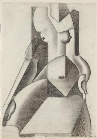 Abstraction: Seated Woman