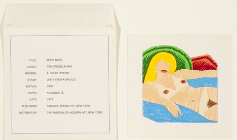 Shiny Nude, from the Rubber Stamp Portfolio (1977)