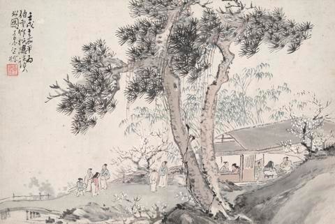 Reading at the Secluded Pine Studio (Song yin an)