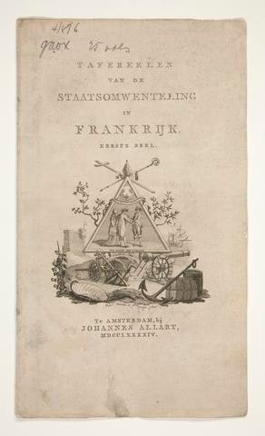 Tafereelen van de Staatsomwenteling in Frankrijk (Pictures of the Revolution in France), 36 sheets