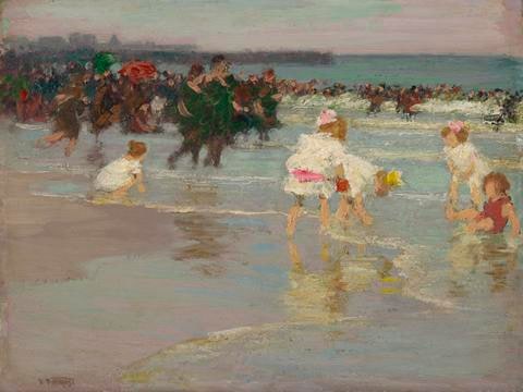Beach Scene (or Sunday on the Beach)