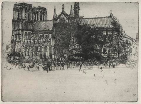 Sketch of Notre Dame