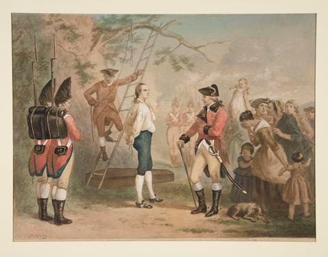 (The Last Words of Nathan Hale) The Hanging