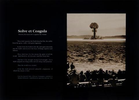 Solve et Coagula (Dissolve the Fixed and Coagulate the Volatile)